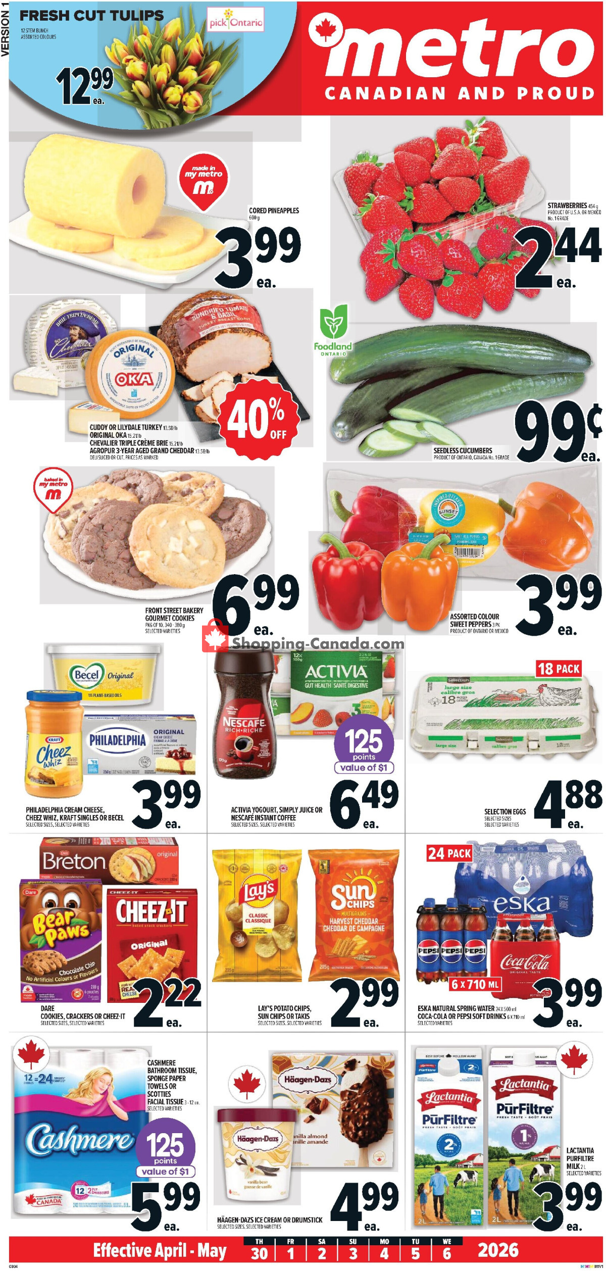 Metro flyer from Thursday April 30, 2026 to Wednesday May 6, 2026 - page 2