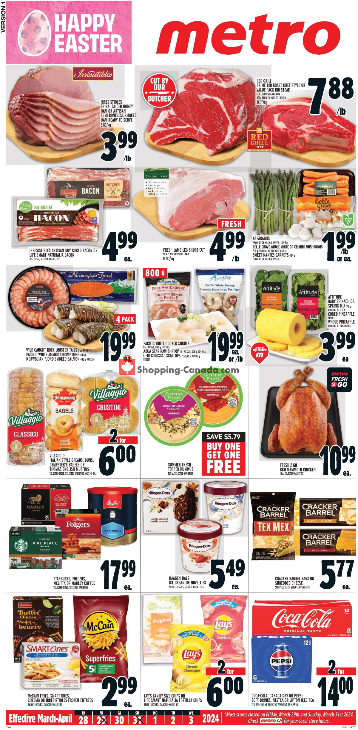 Metro flyer from Thursday March 28, 2024 to Wednesday April 3, 2024 - page 2