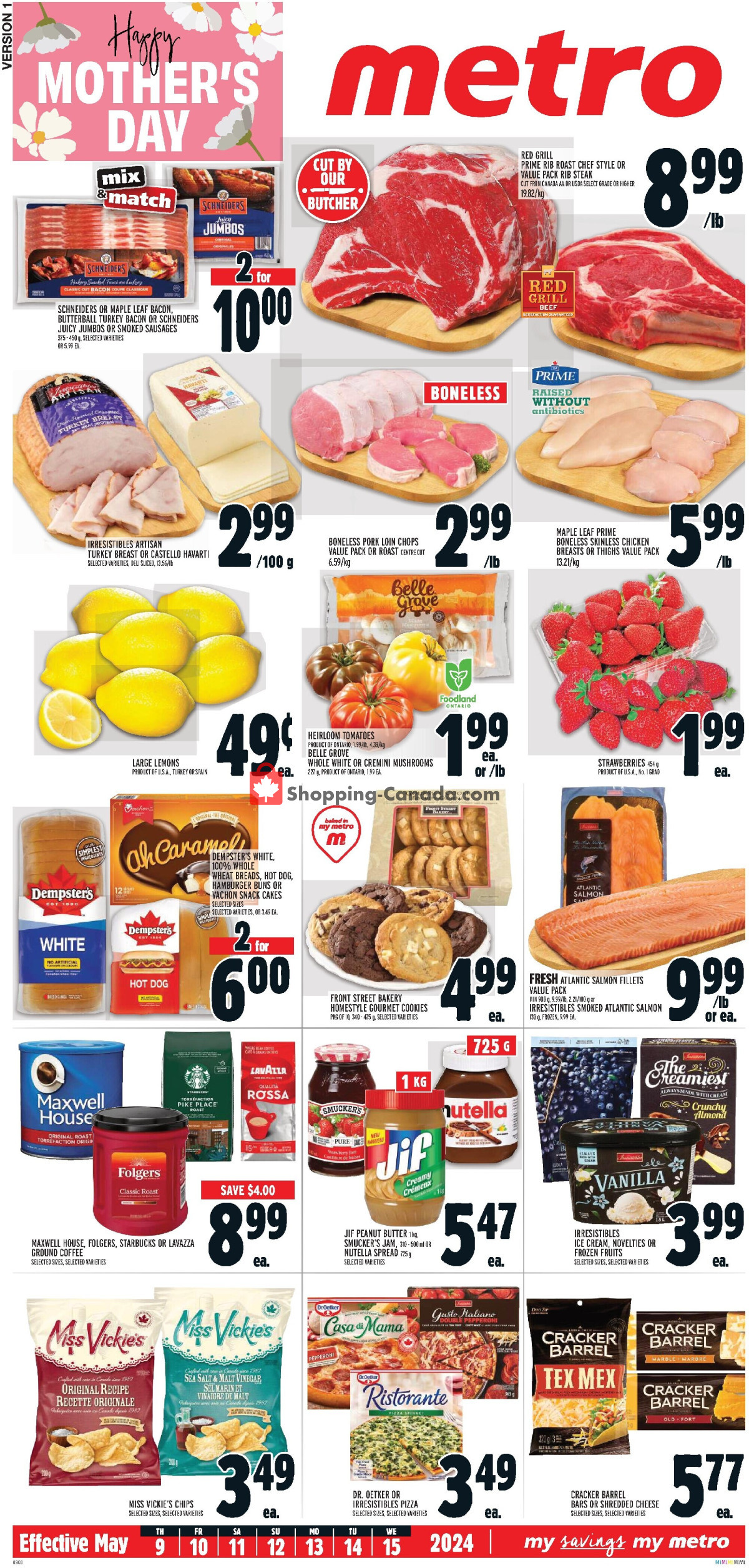 Metro flyer from Thursday May 9, 2024 to Wednesday May 15, 2024 - page 2