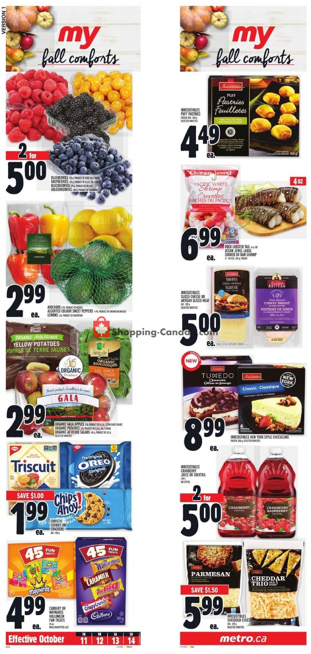Metro flyer from Thursday October 11, 2018 to Wednesday October 17, 2018 - page 2