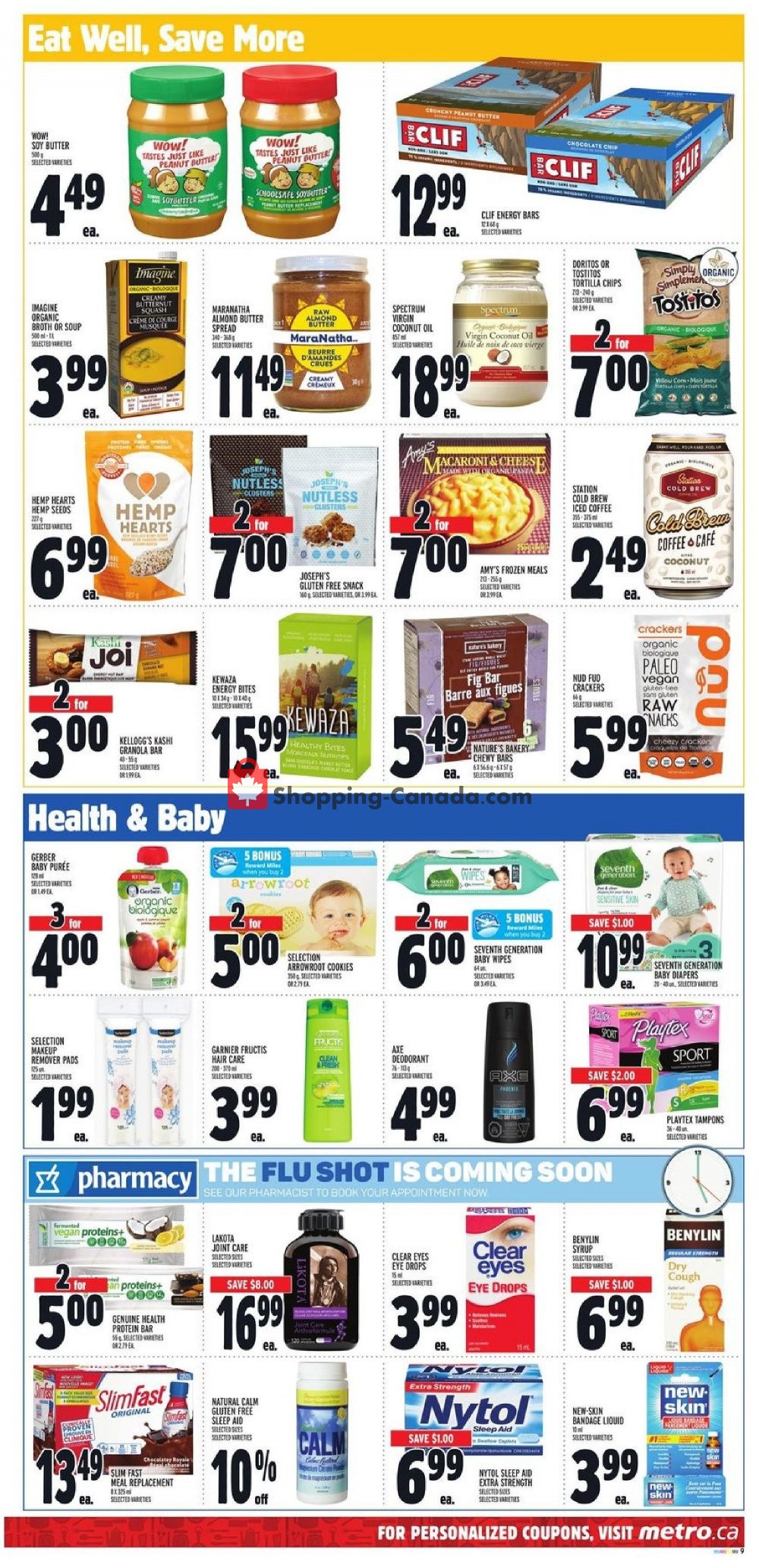 Metro flyer from Thursday October 11, 2018 to Wednesday October 17, 2018 - page 9