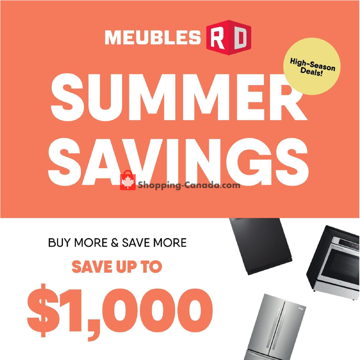Meubles RD flyer from Monday July 20, 2026 to Sunday July 26, 2026 - page 1