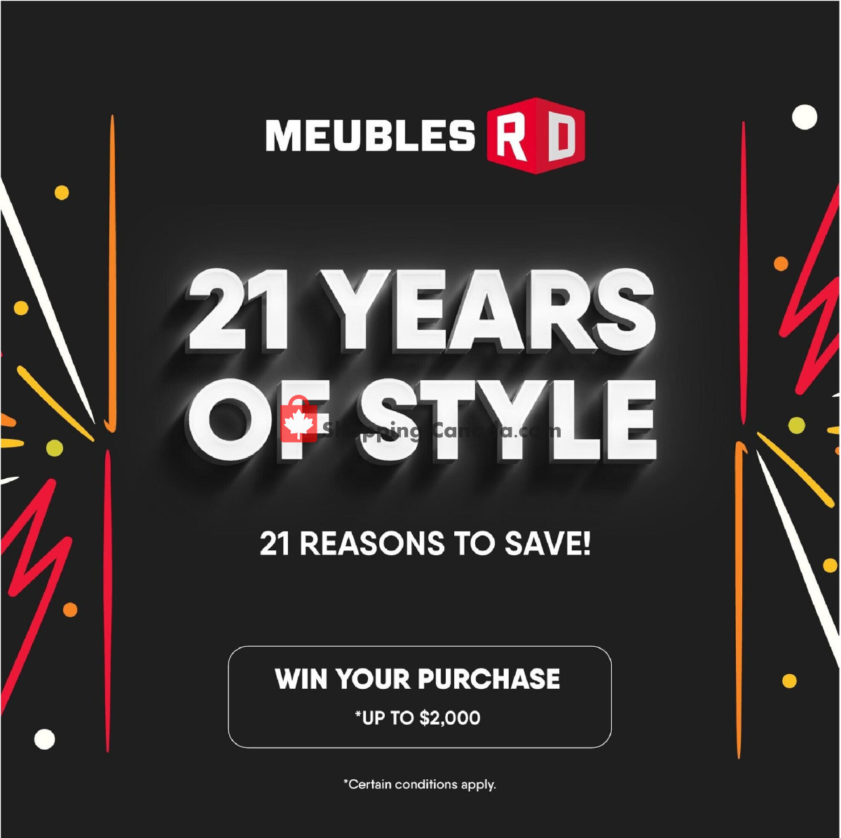 Meubles RD flyer from Monday May 18, 2026 to Sunday May 24, 2026 - page 1