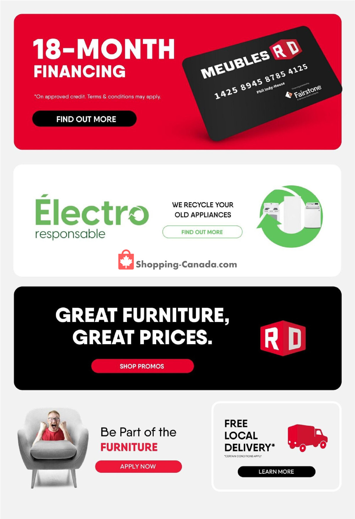 Meubles RD flyer from Monday May 4, 2026 to Sunday May 10, 2026 - page 20