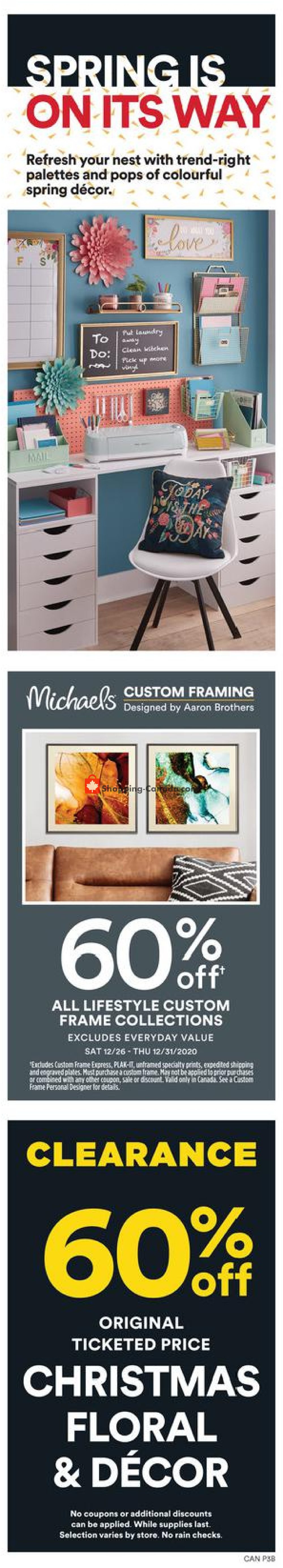 Michaels flyer from Friday December 25, 2020 to Thursday December 31, 2020 - page 3