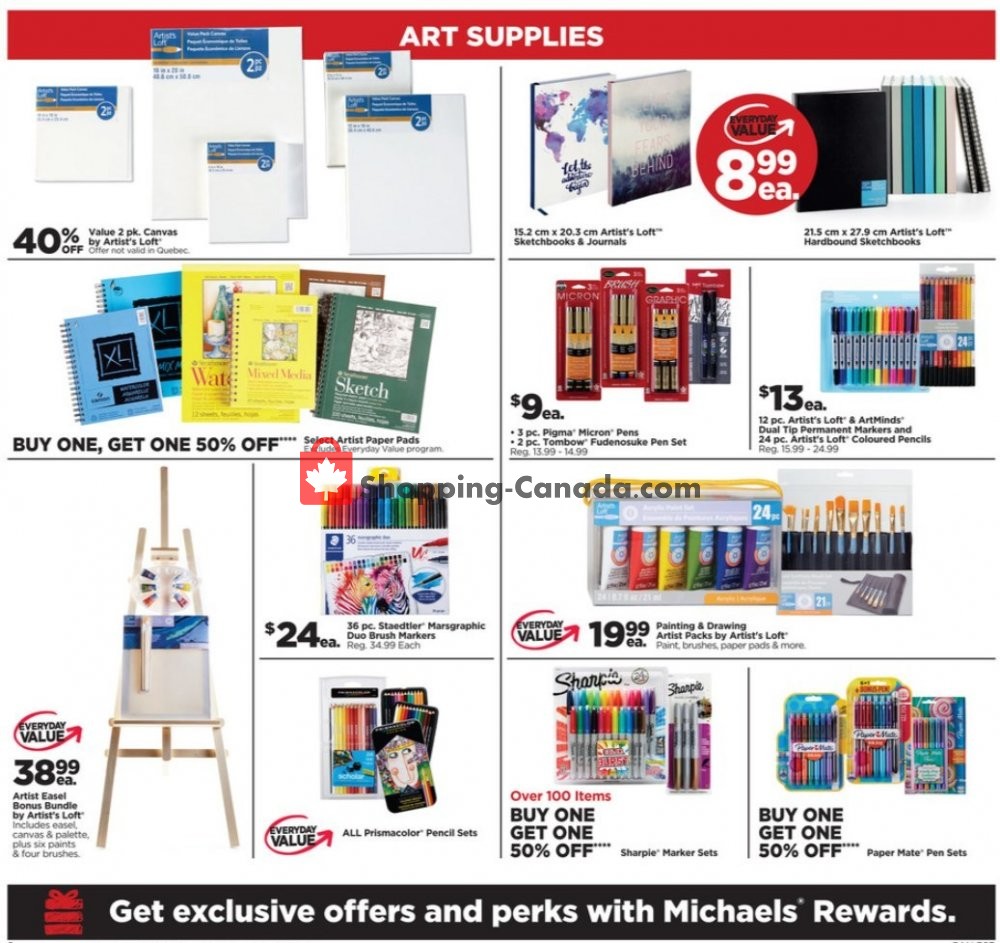Michaels flyer from Friday August 16, 2019 to Thursday August 22, 2019 - page 2