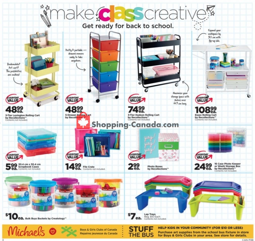 Michaels flyer from Friday August 16, 2019 to Thursday August 22, 2019 - page 3