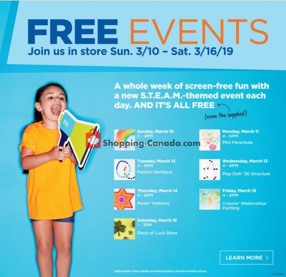 Michaels flyer from Friday March 8, 2019 to Thursday March 14, 2019 - page 2
