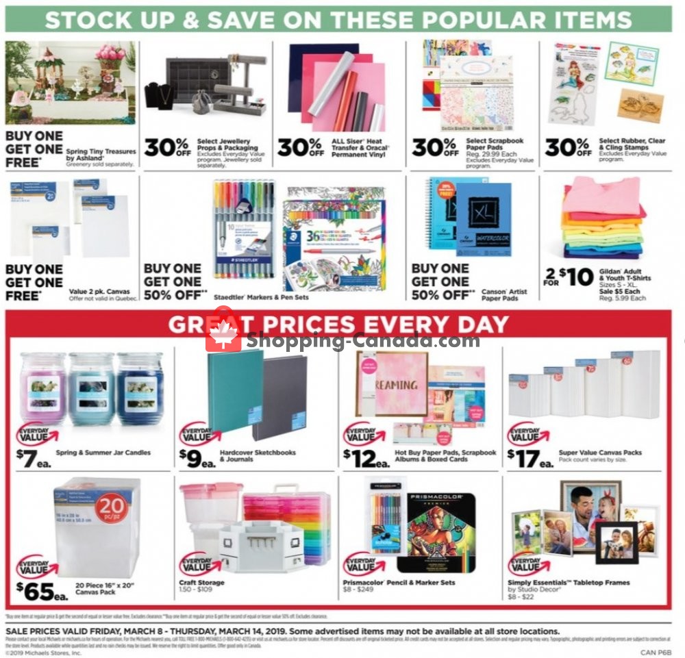 Michaels flyer from Friday March 8, 2019 to Thursday March 14, 2019 - page 9