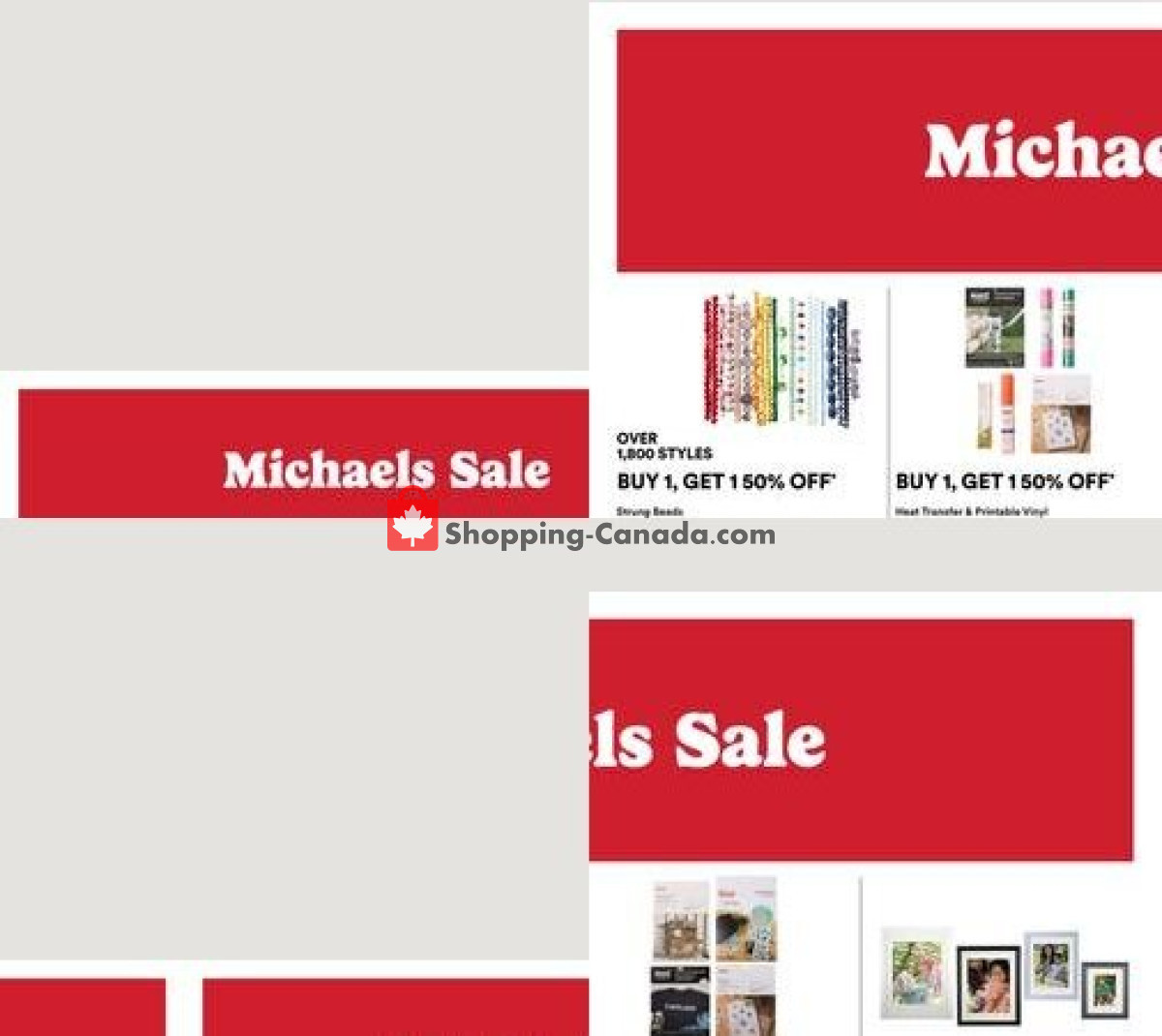 First page of Michaels flyer - preview - from Friday July 24, 2026 to Thursday July 30, 2026