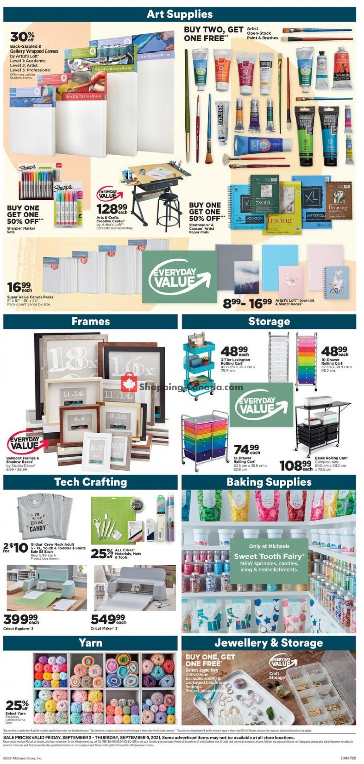Michaels flyer from Friday September 3, 2021 to Thursday September 9, 2021 - page 2