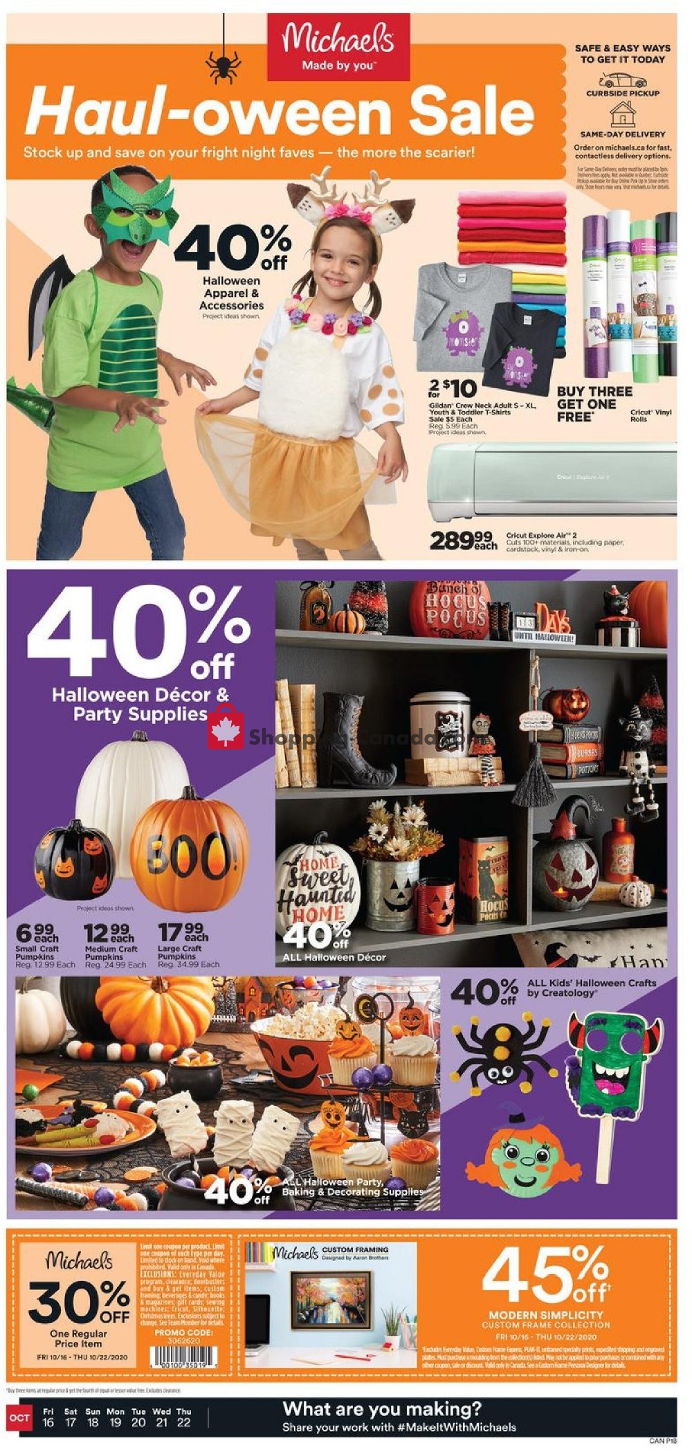 Michaels flyer from Friday October 16, 2020 to Thursday October 22, 2020 - page 2