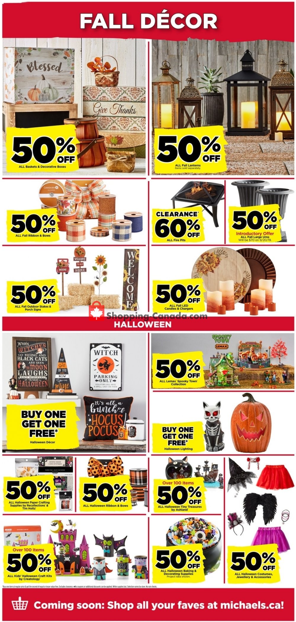 Michaels flyer from Friday September 13, 2019 to Thursday September 19, 2019 - page 3