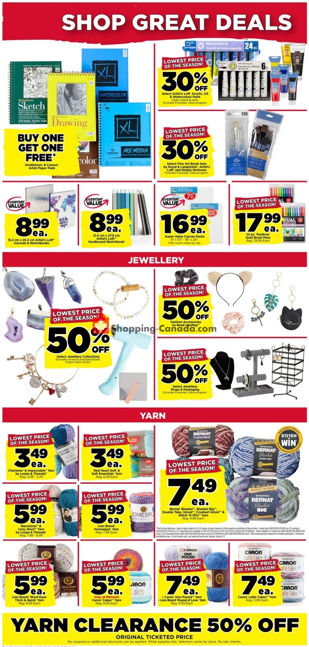 Michaels flyer from Friday September 13, 2019 to Thursday September 19, 2019 - page 4