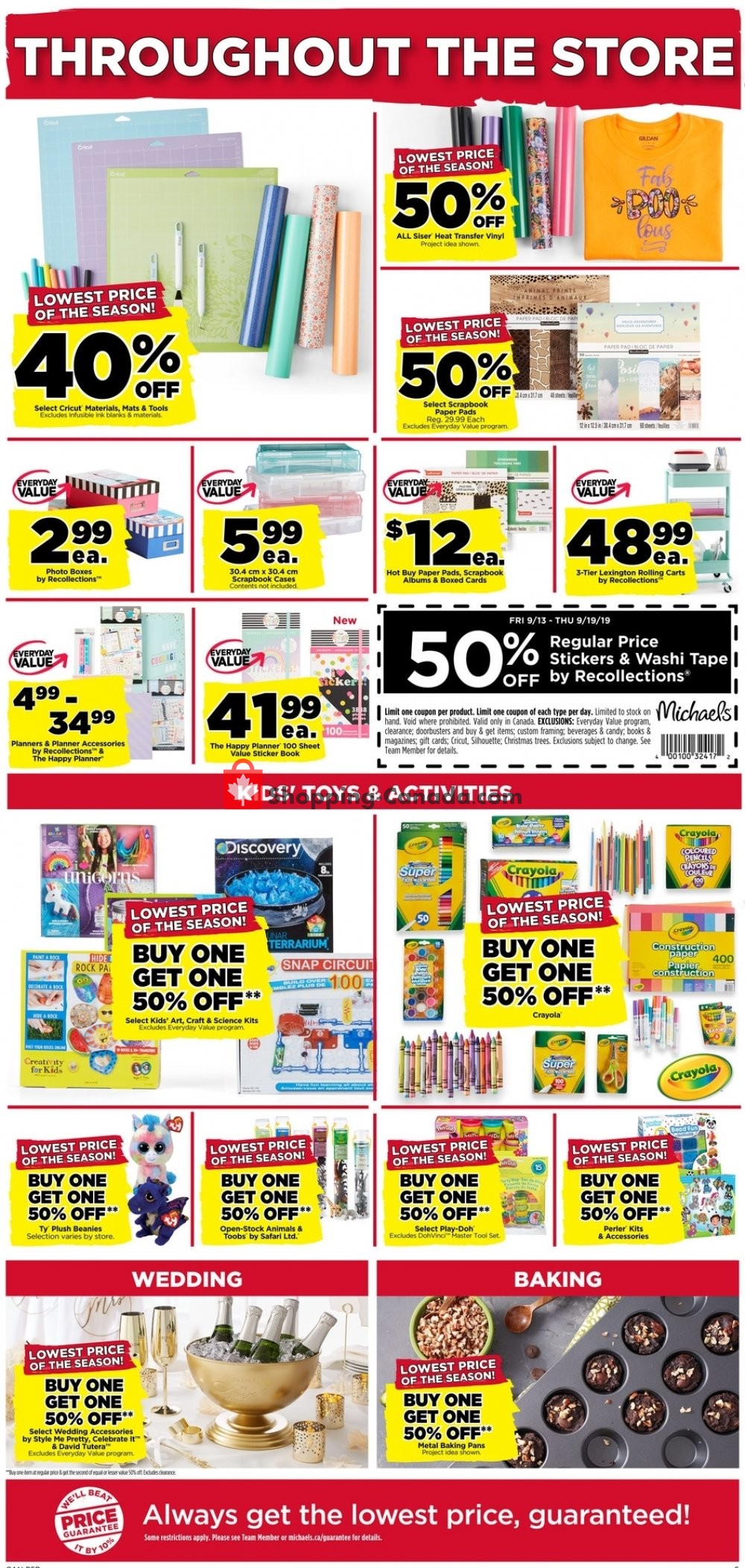 Michaels flyer from Friday September 13, 2019 to Thursday September 19, 2019 - page 5