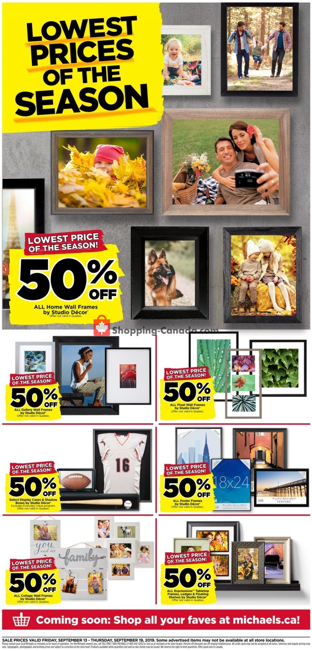 Michaels flyer from Friday September 13, 2019 to Thursday September 19, 2019 - page 6
