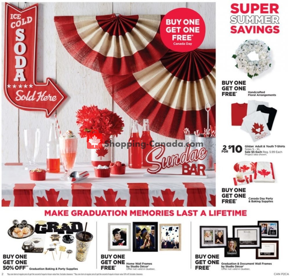 Michaels flyer from Friday May 17, 2019 to Thursday May 23, 2019 - page 2