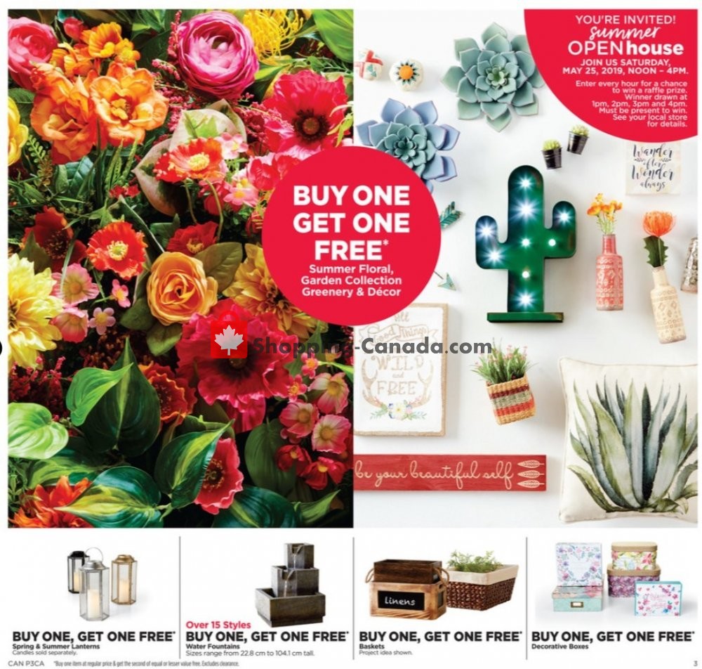 Michaels flyer from Friday May 17, 2019 to Thursday May 23, 2019 - page 3
