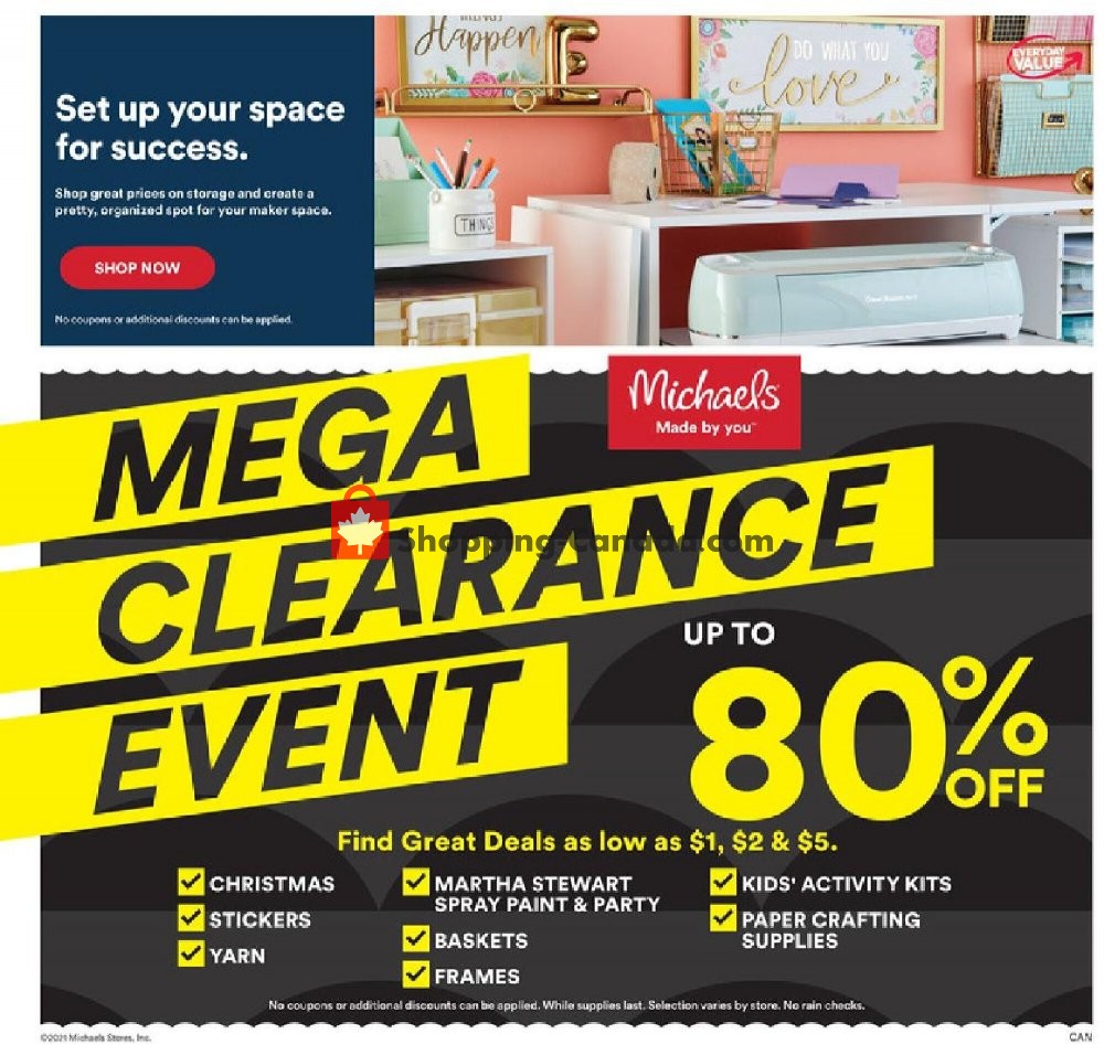 Michaels flyer from Friday January 8, 2021 to Thursday January 14, 2021 - page 1