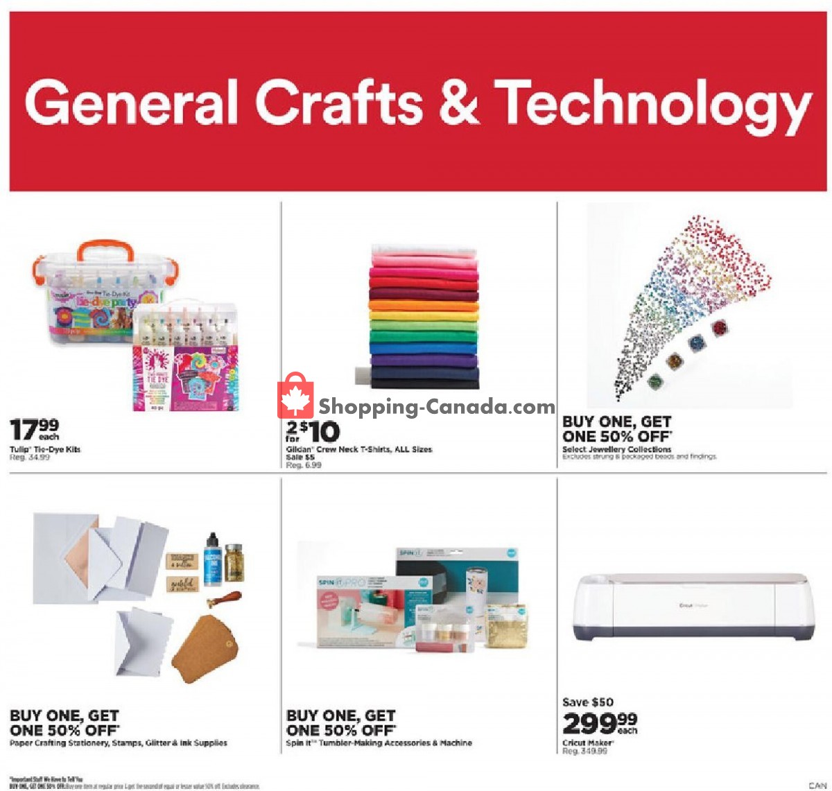 Michaels Canada, flyer (Mega Clearance Event) July 1 July 7, 2022