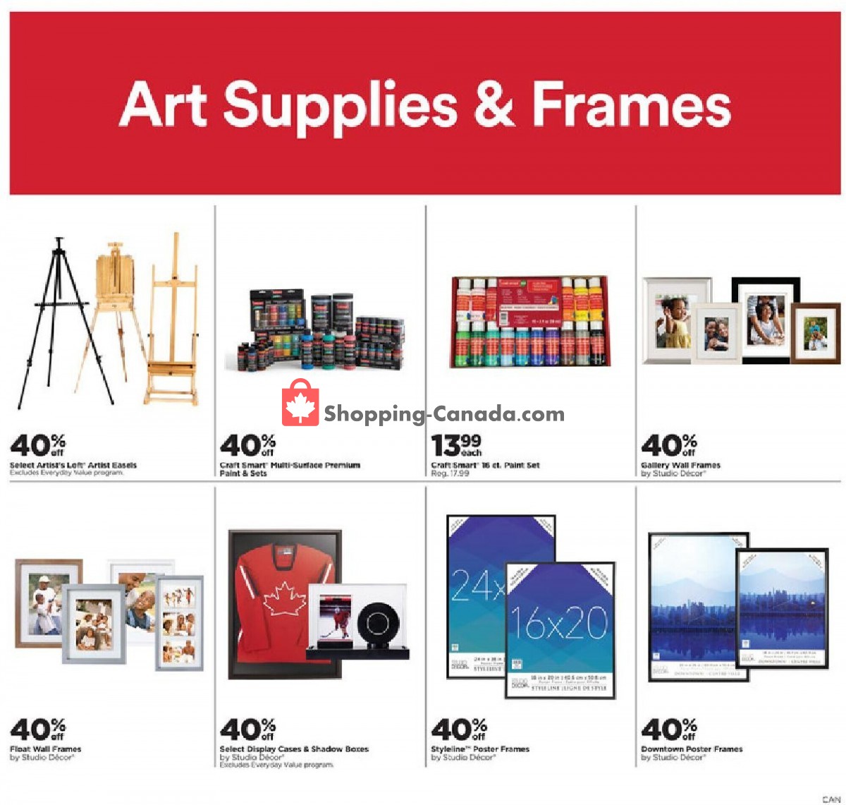 Michaels Canada, flyer (Mega Clearance Event) July 1 July 7, 2022