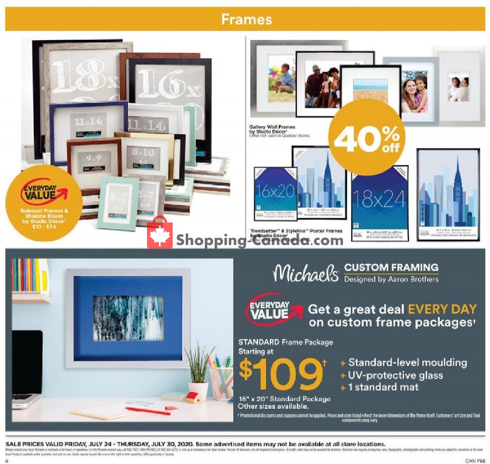 Michaels flyer from Friday July 24, 2020 to Thursday July 30, 2020 - page 6