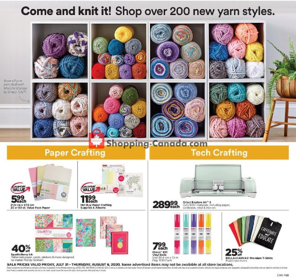 Michaels flyer from Friday July 31, 2020 to Thursday August 6, 2020 - page 6