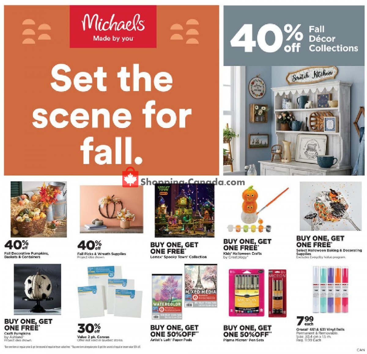 Michaels flyer from Friday September 10, 2021 to Thursday September 16, 2021 - page 1