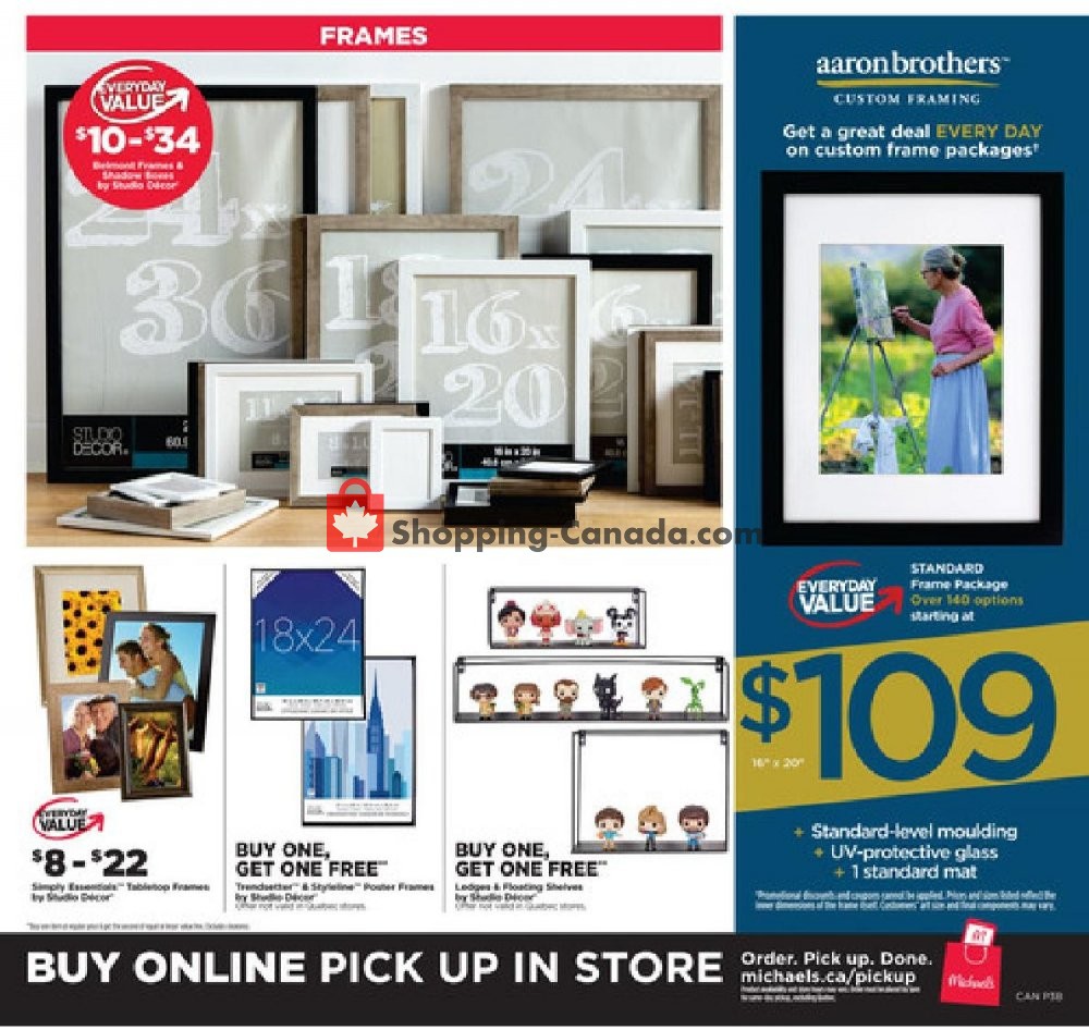 Michaels Canada, flyer (Special Offer) February 21 February 27