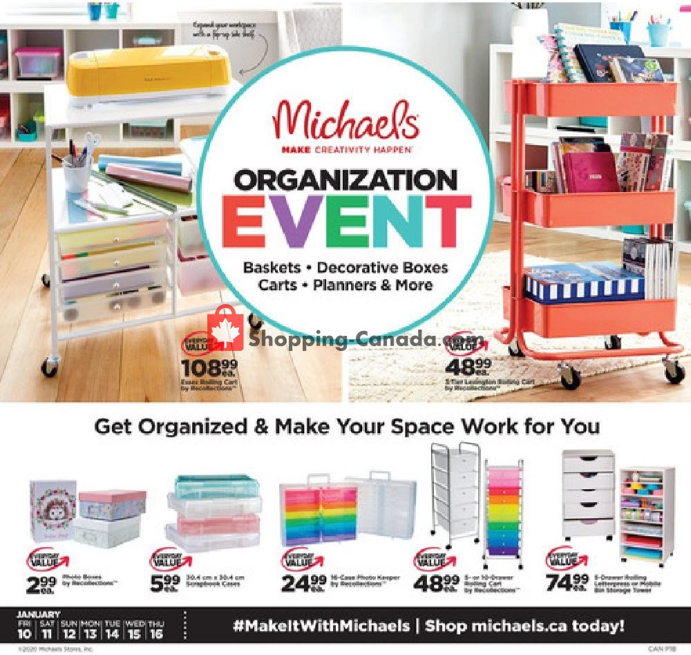 Michaels flyer from Friday January 10, 2020 to Thursday January 16, 2020 - page 1