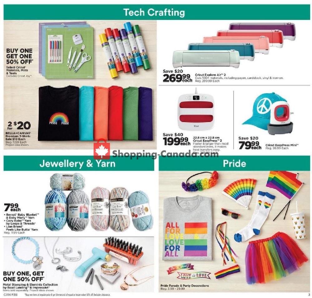 Michaels flyer from Friday May 29, 2020 to Thursday June 4, 2020 - page 3