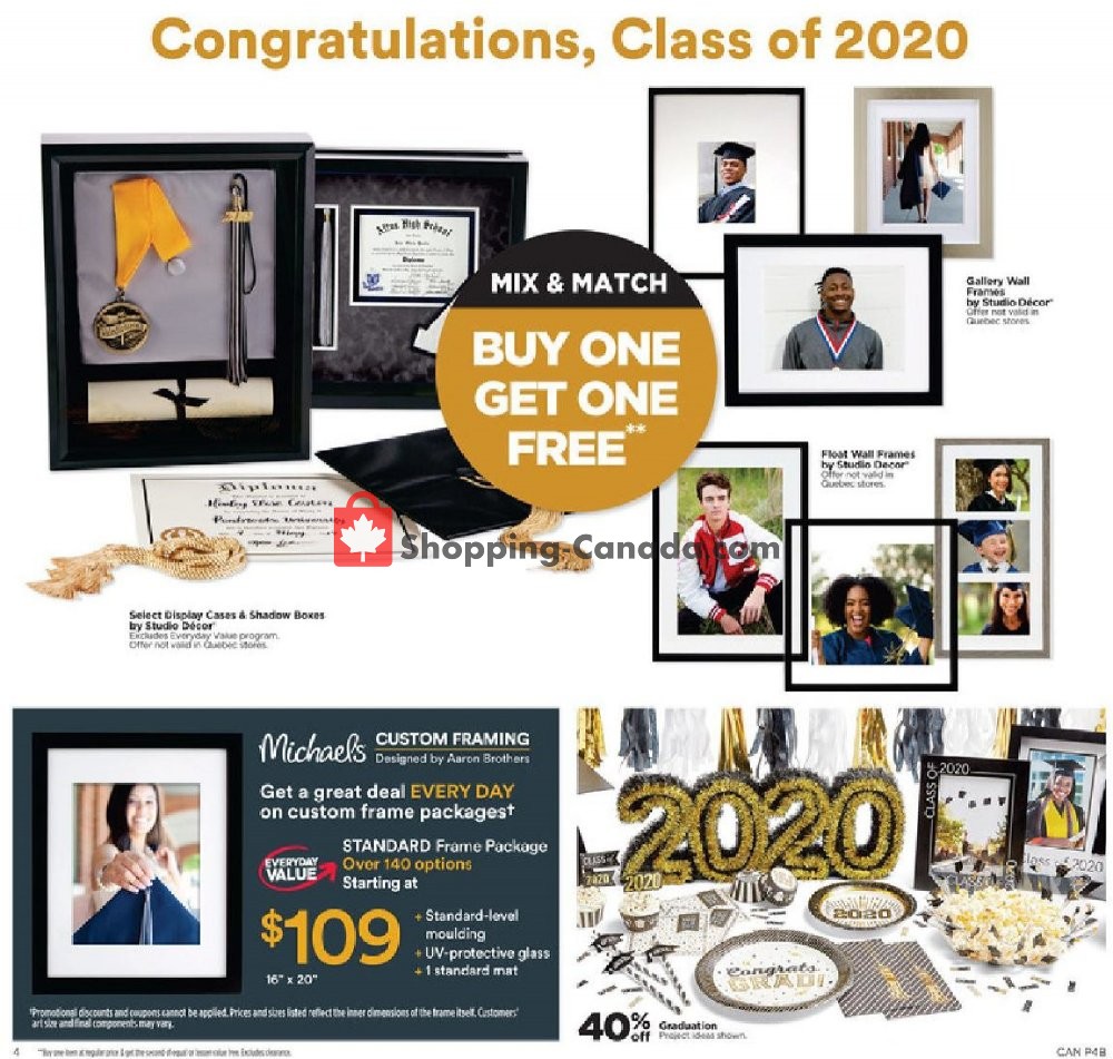 Michaels flyer from Friday May 29, 2020 to Thursday June 4, 2020 - page 4