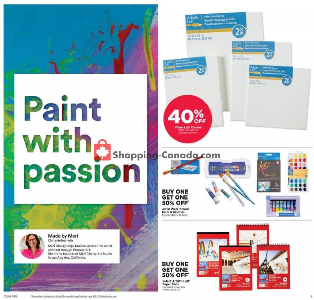 Michaels flyer from Friday May 29, 2020 to Thursday June 4, 2020 - page 5