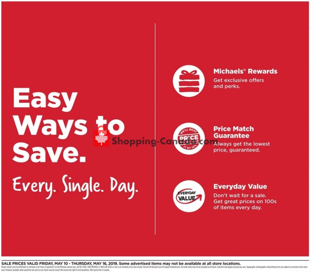 Michaels flyer from Friday May 10, 2019 to Thursday May 16, 2019 - page 6