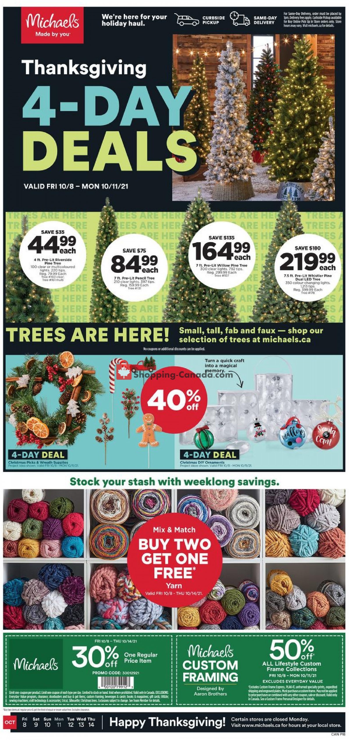 Michaels flyer from Friday October 8, 2021 to Thursday October 14, 2021 - page 2