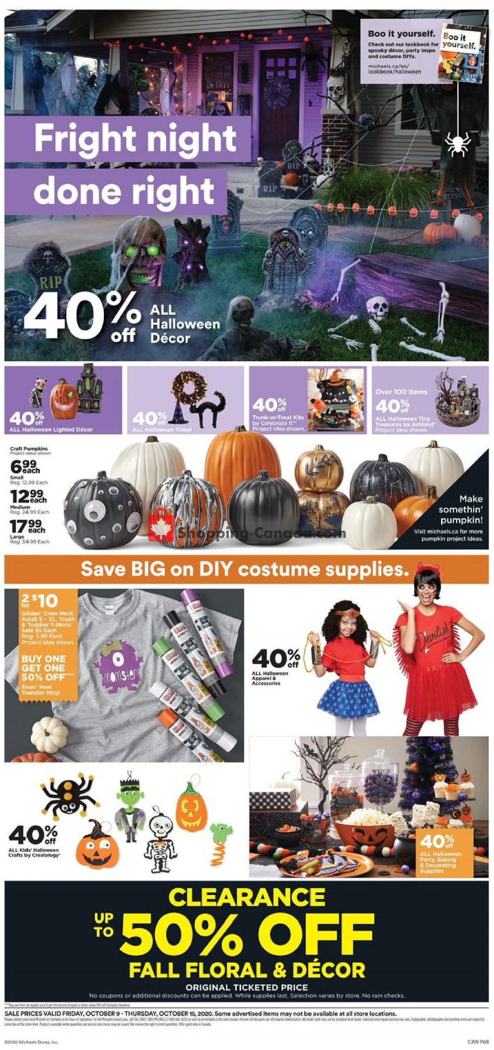 Michaels flyer from Friday October 9, 2020 to Thursday October 15, 2020 - page 6