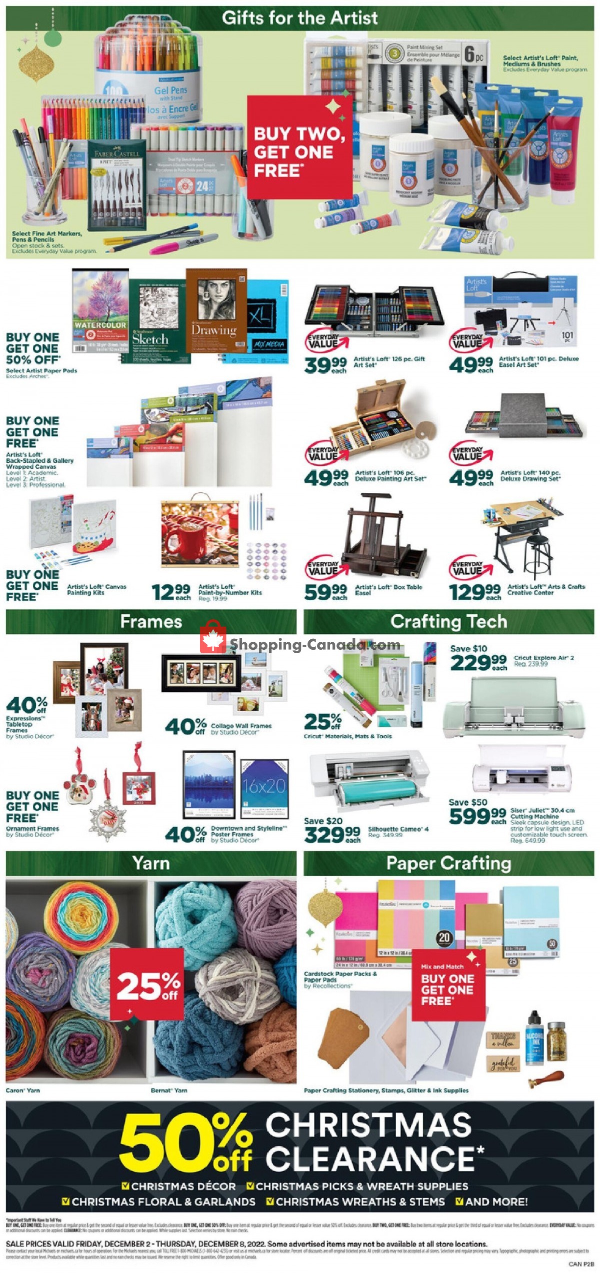 Michaels flyer from Friday December 2, 2022 to Thursday December 8, 2022 - page 2