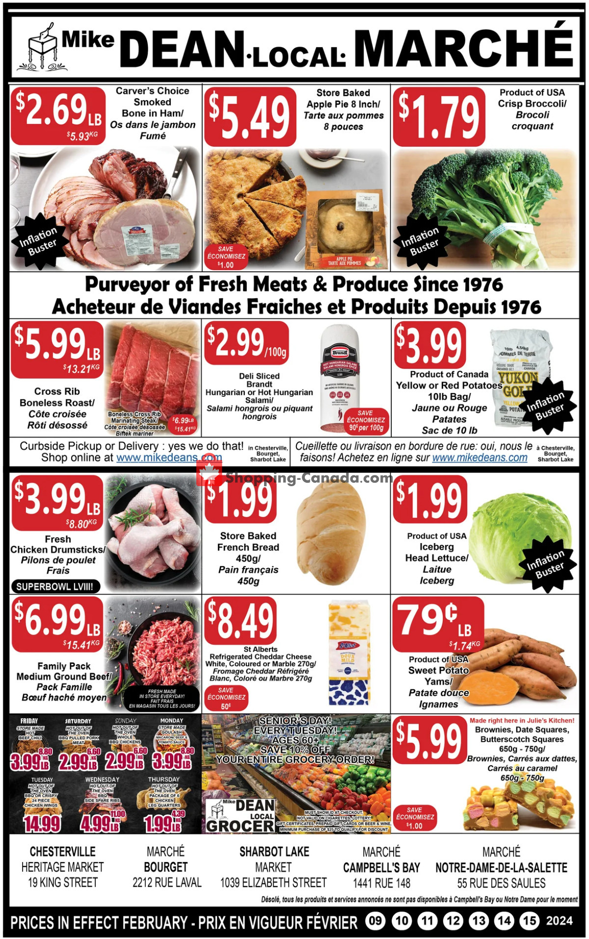 Mike Dean’s Local Grocer flyer from Friday February 9, 2024 to Thursday February 15, 2024 - page 2