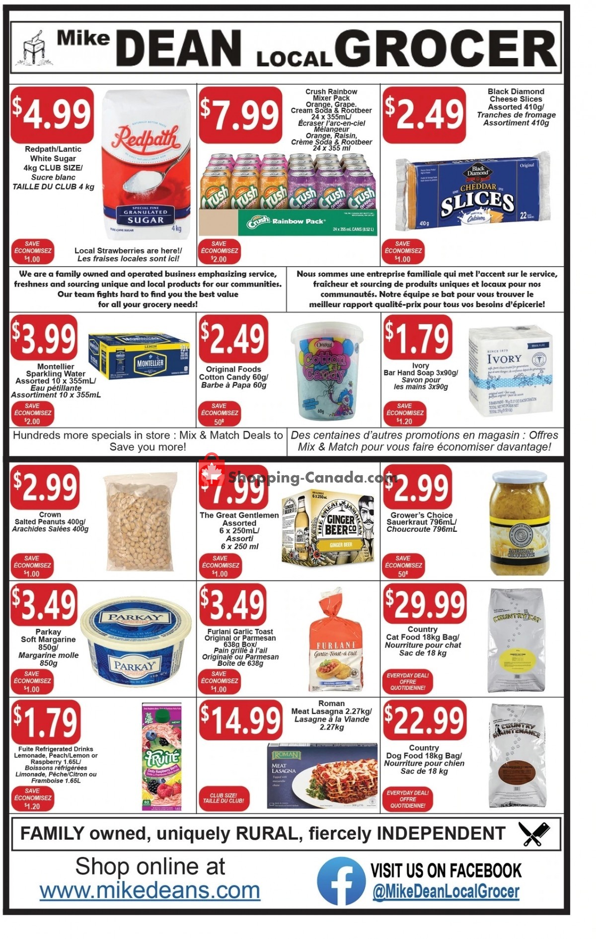 Mike Dean’s Local Grocer flyer from Friday June 10, 2022 to Thursday June 16, 2022 - page 1