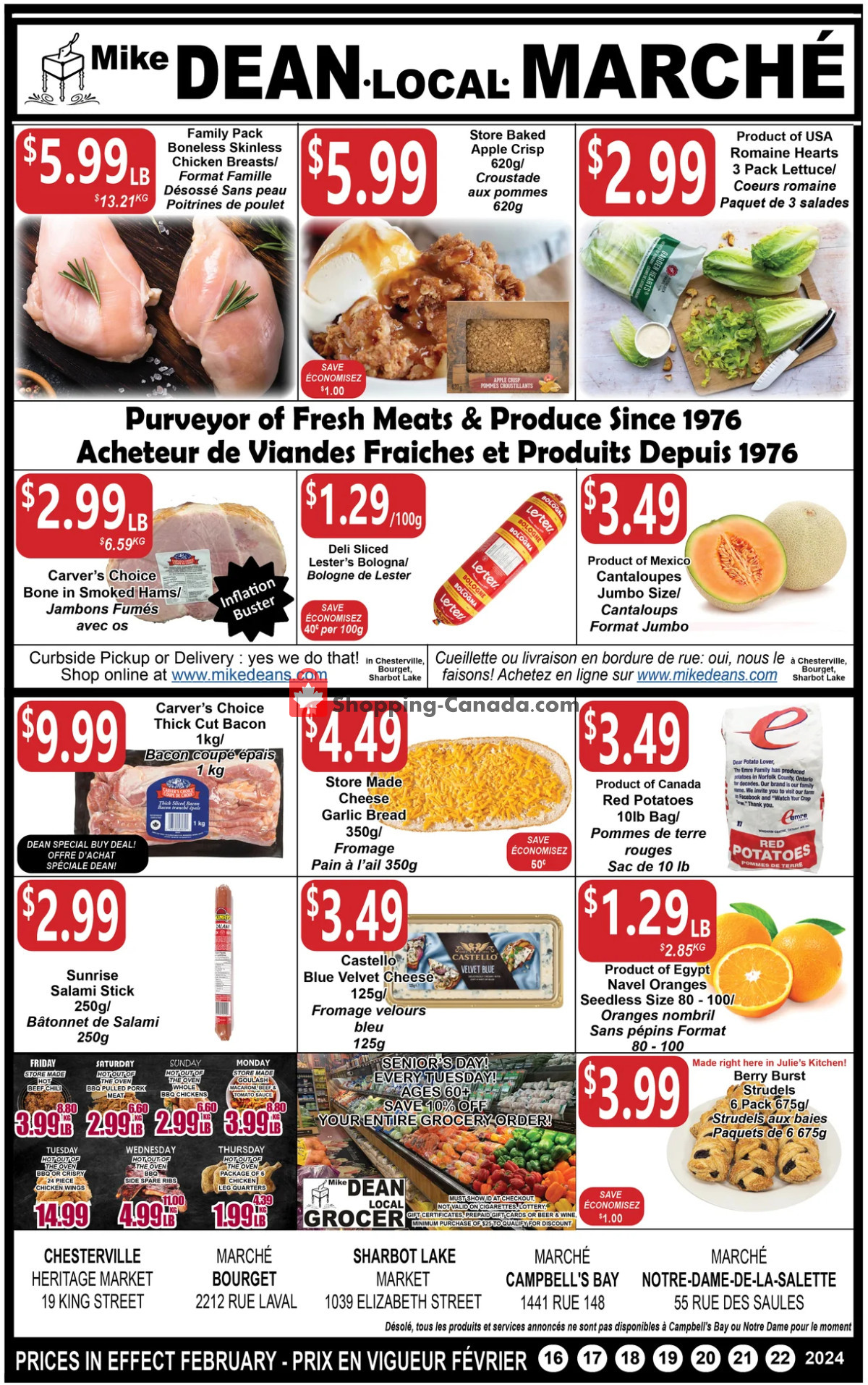 Mike Dean’s Local Grocer flyer from Friday February 16, 2024 to Thursday February 22, 2024 - page 2