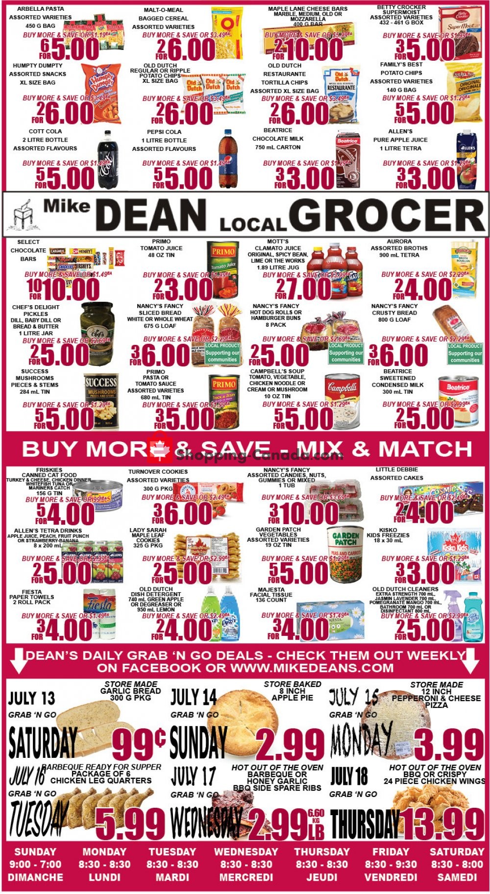 Mike Dean’s Local Grocer flyer from Friday July 12, 2019 to Thursday July 18, 2019 - page 2