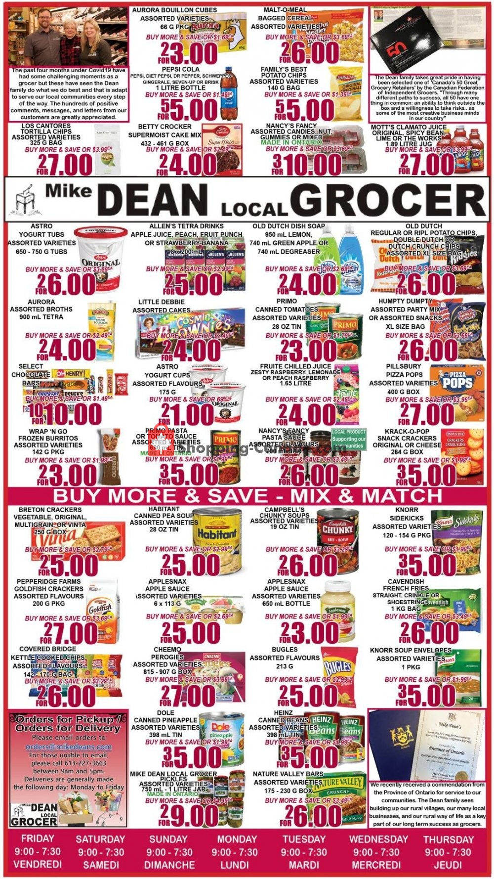 Mike Dean’s Local Grocer flyer from Friday July 31, 2020 to Thursday August 6, 2020 - page 2