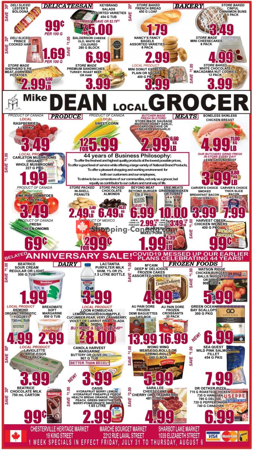 Mike Dean’s Local Grocer flyer from Friday July 31, 2020 to Thursday August 6, 2020 - page 4