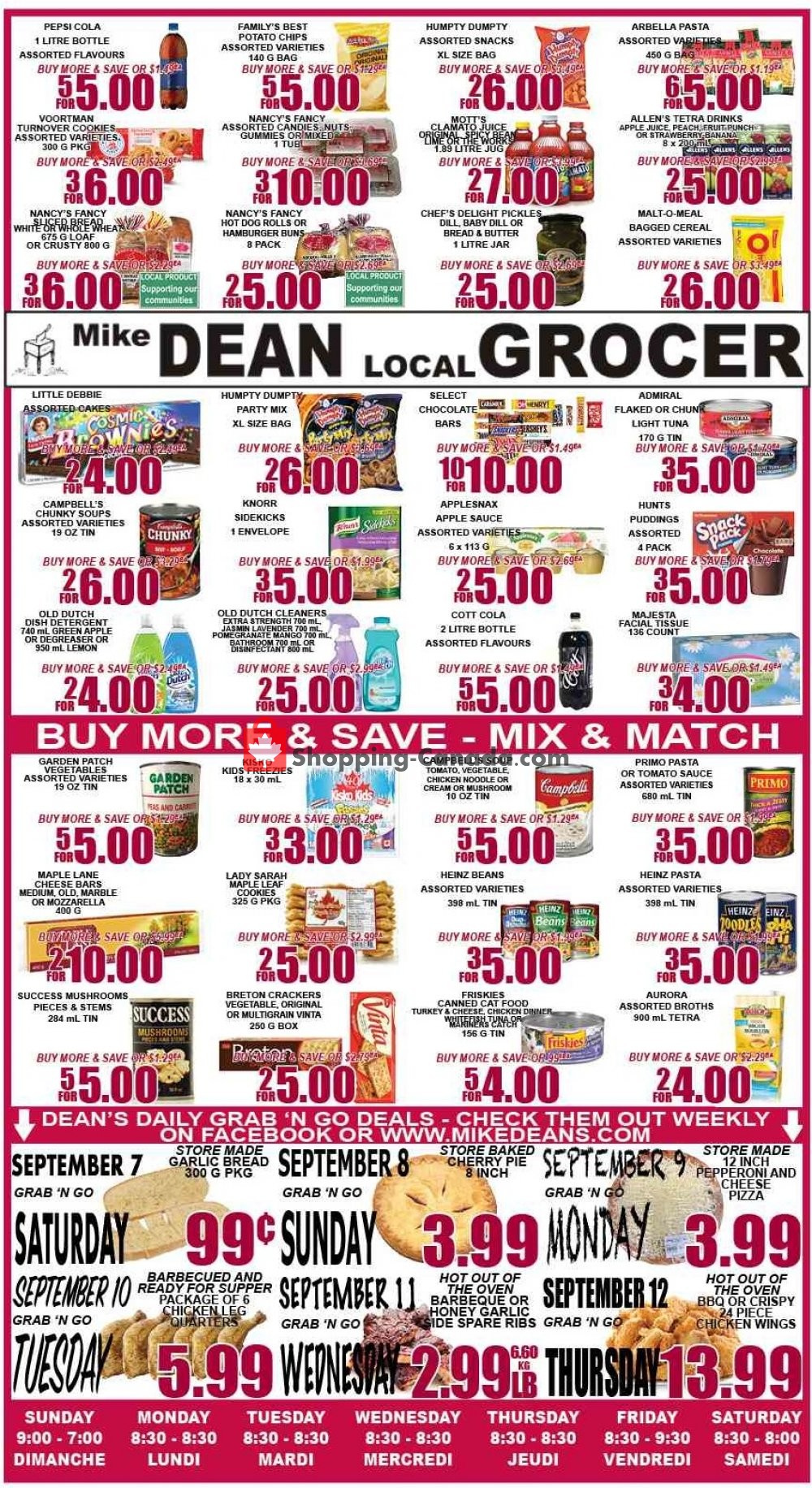 Mike Dean’s Local Grocer flyer from Friday September 6, 2019 to Thursday September 12, 2019 - page 2