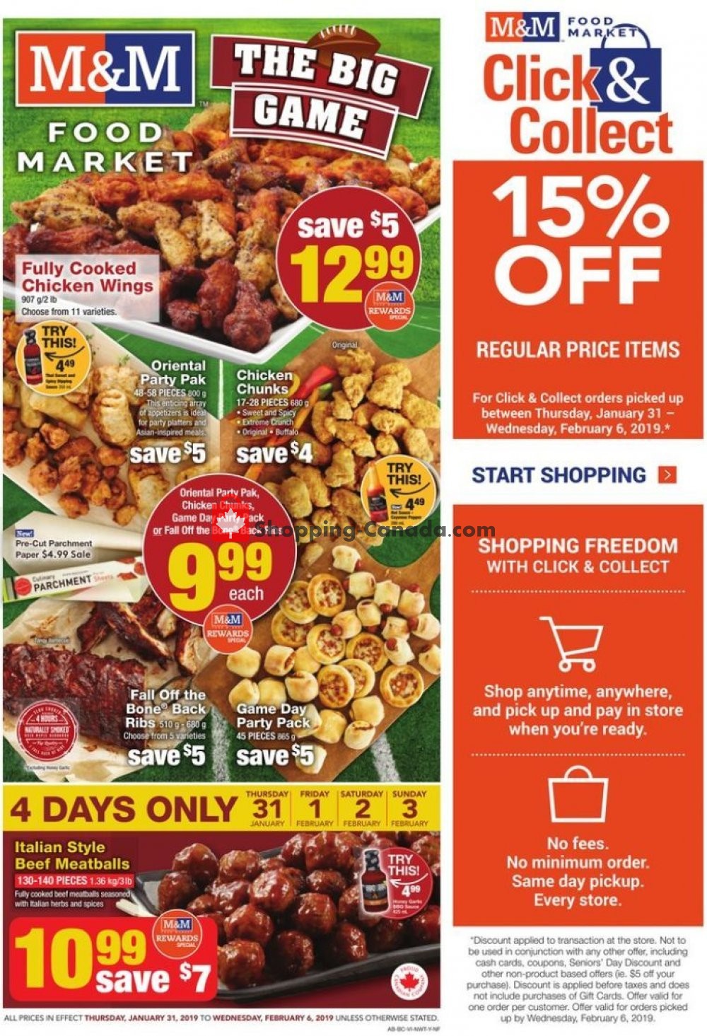 M M Food Market Canada Flyer BC AB NWT NL Yukon January 31