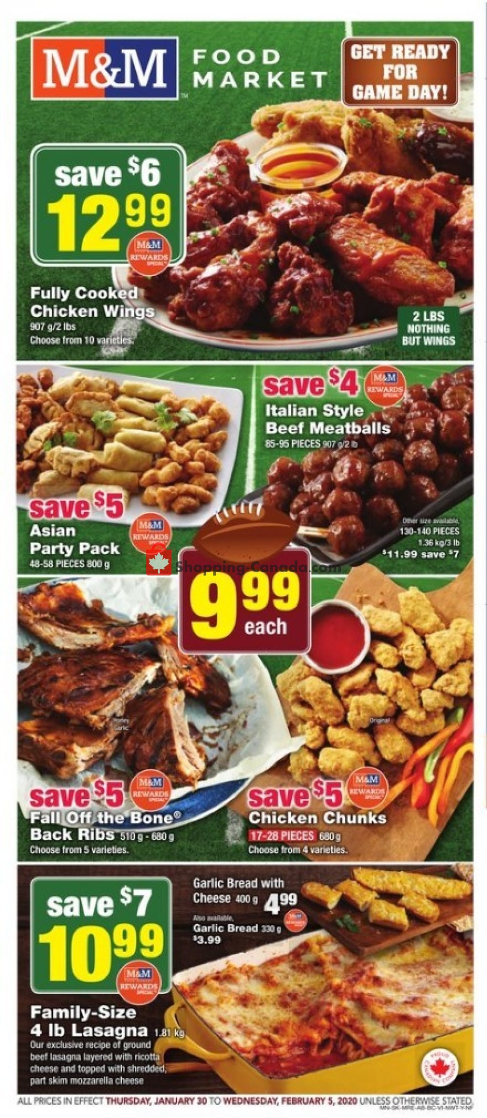 M&M Food Market flyer from Thursday January 30, 2020 to Wednesday February 5, 2020 - page 1