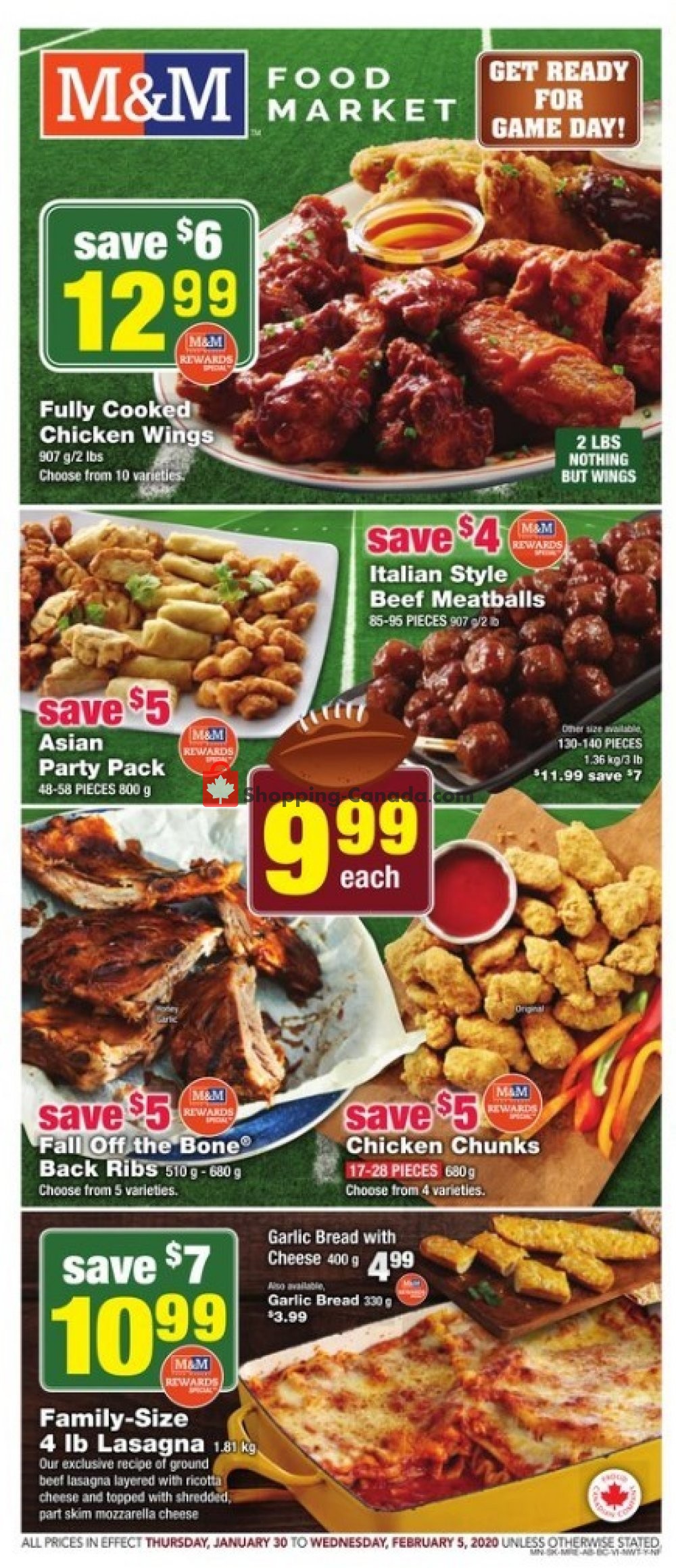 M&M Food Market flyer from Thursday January 30, 2020 to Wednesday February 5, 2020 - page 1