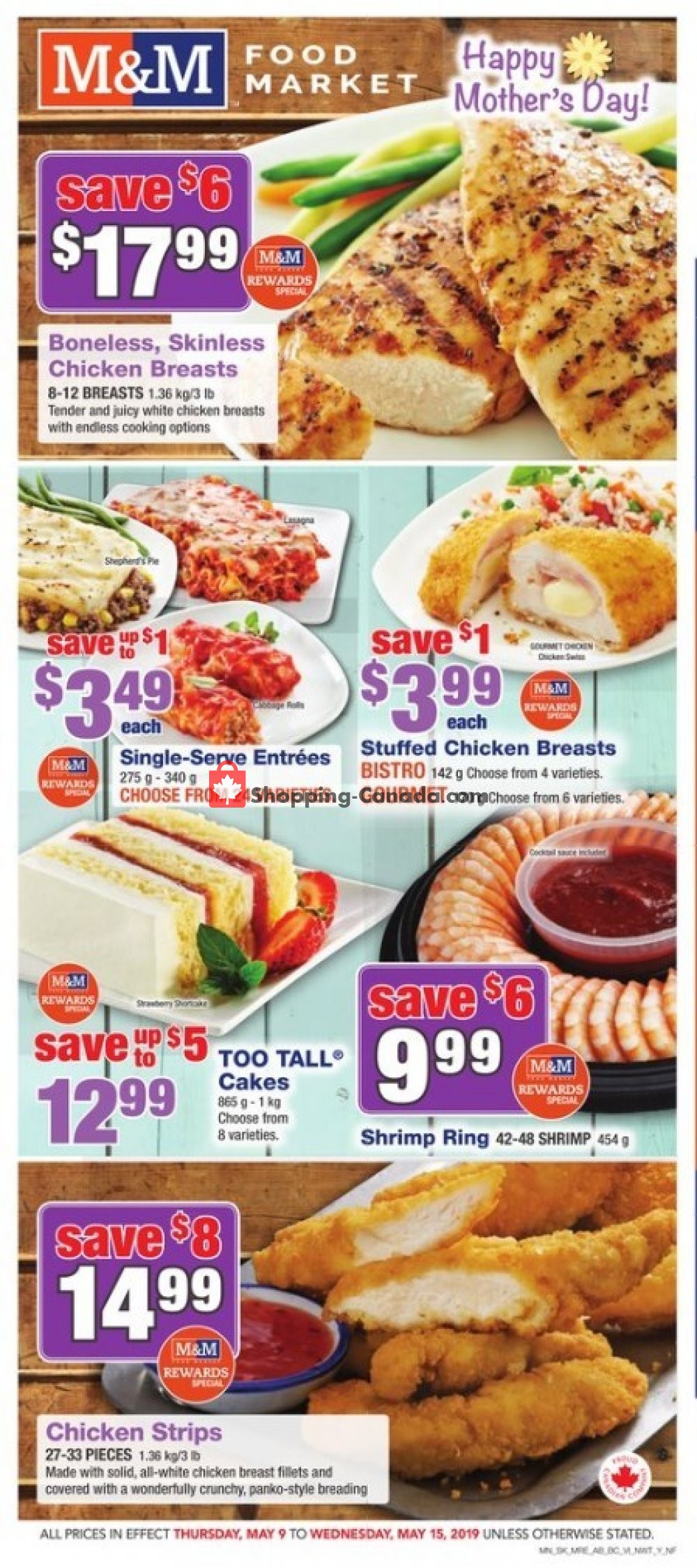 M&M Food Market flyer from Thursday May 9, 2019 to Wednesday May 15, 2019 - page 1