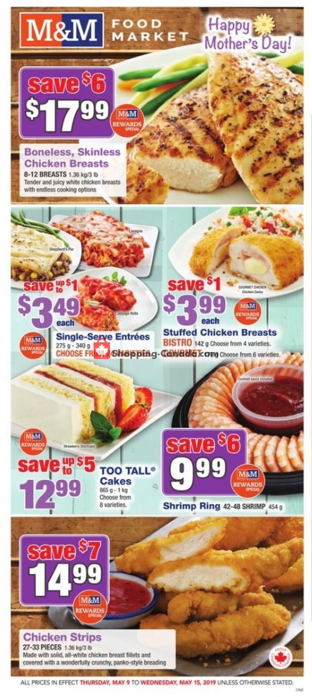 M&M Food Market flyer from Thursday May 9, 2019 to Wednesday May 15, 2019 - page 1