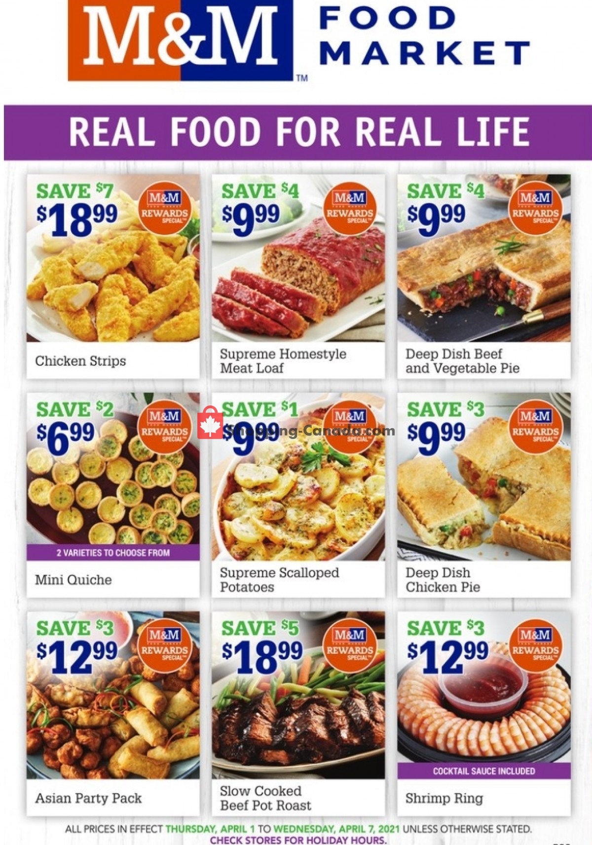 M&M Food Market flyer from Thursday April 1, 2021 to Wednesday April 7, 2021 - page 1